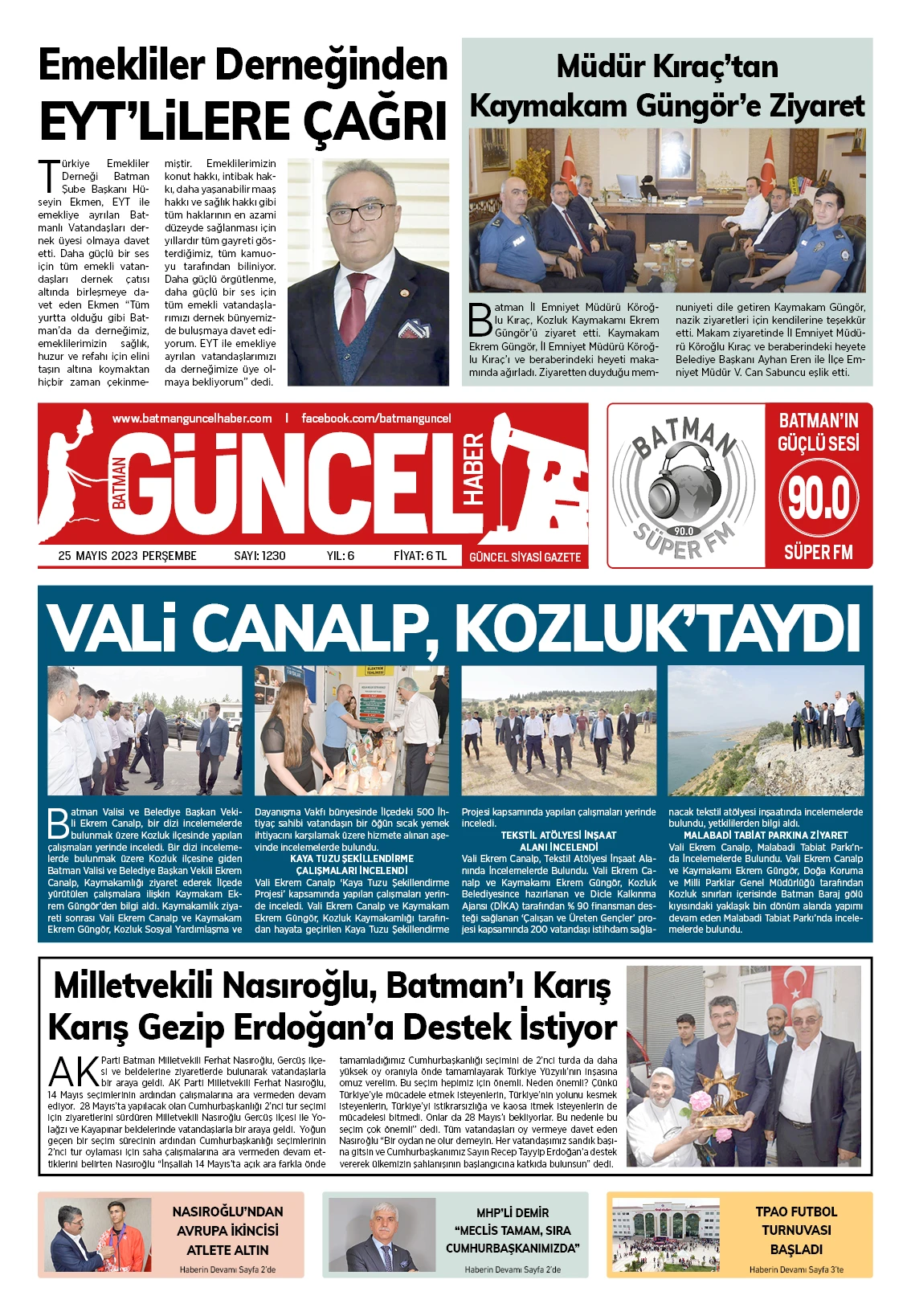 BATMAN GÜNCEL GAZETESİ