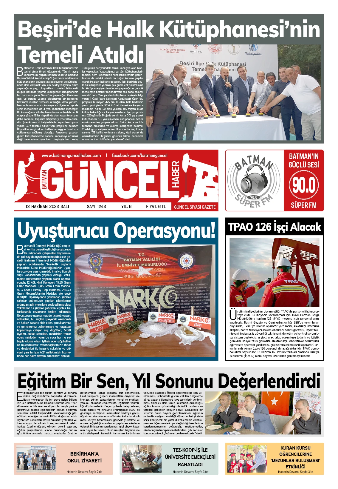 BATMAN GÜNCEL GAZETESİ