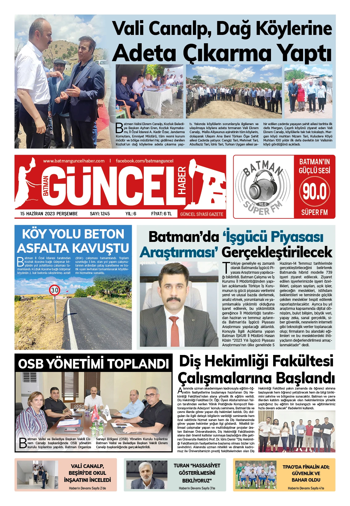 BATMAN GÜNCEL GAZETESİ