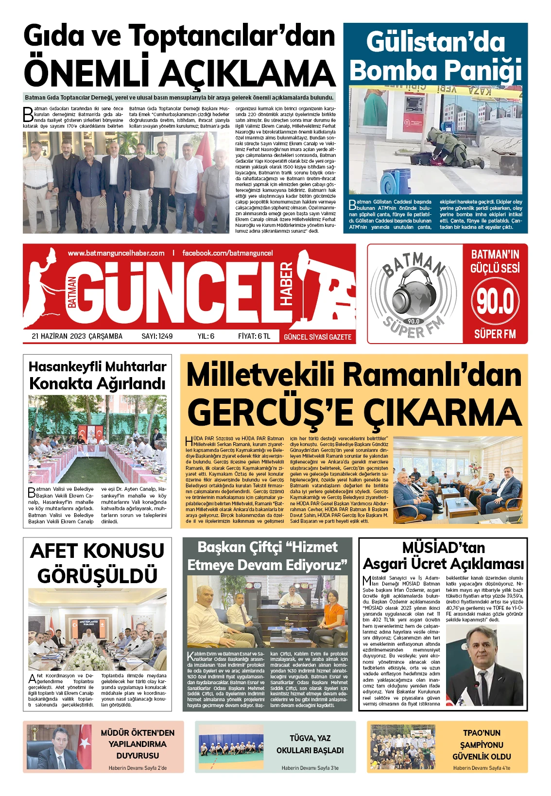 BATMAN GÜNCEL GAZETESİ
