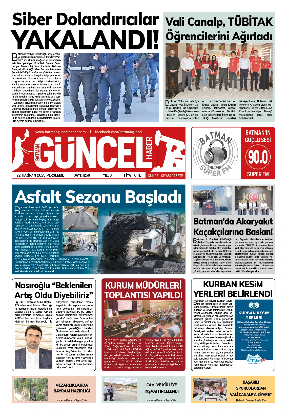 BATMAN GÜNCEL GAZETESİ