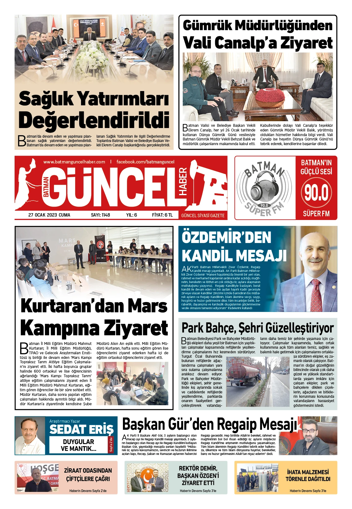 BATMAN GÜNCEL GAZETESİ