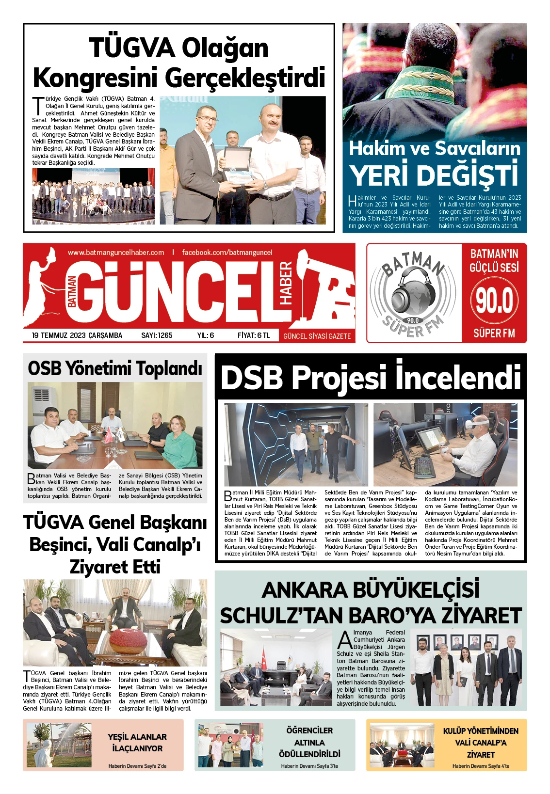 BATMAN GÜNCEL GAZETESİ