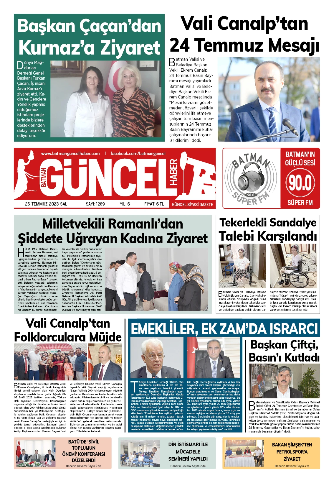 BATMAN GÜNCEL GAZETESİ