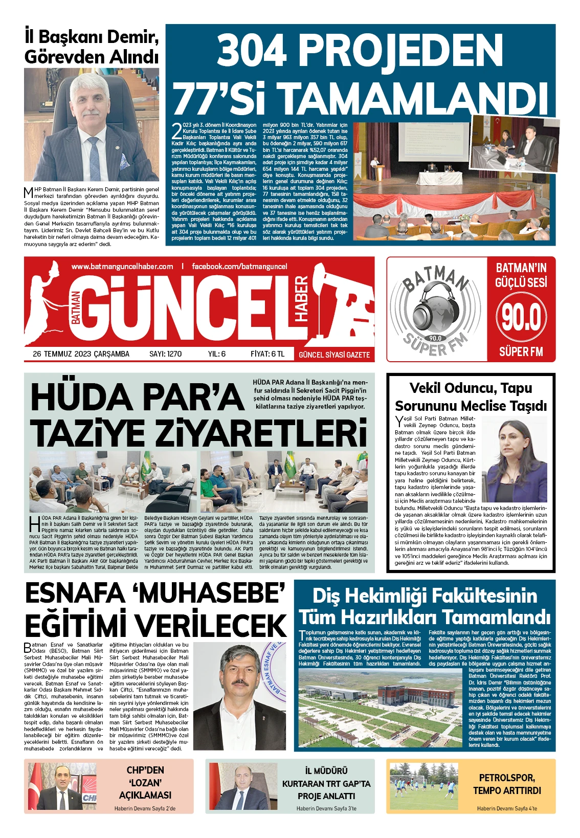 BATMAN GÜNCEL GAZETESİ