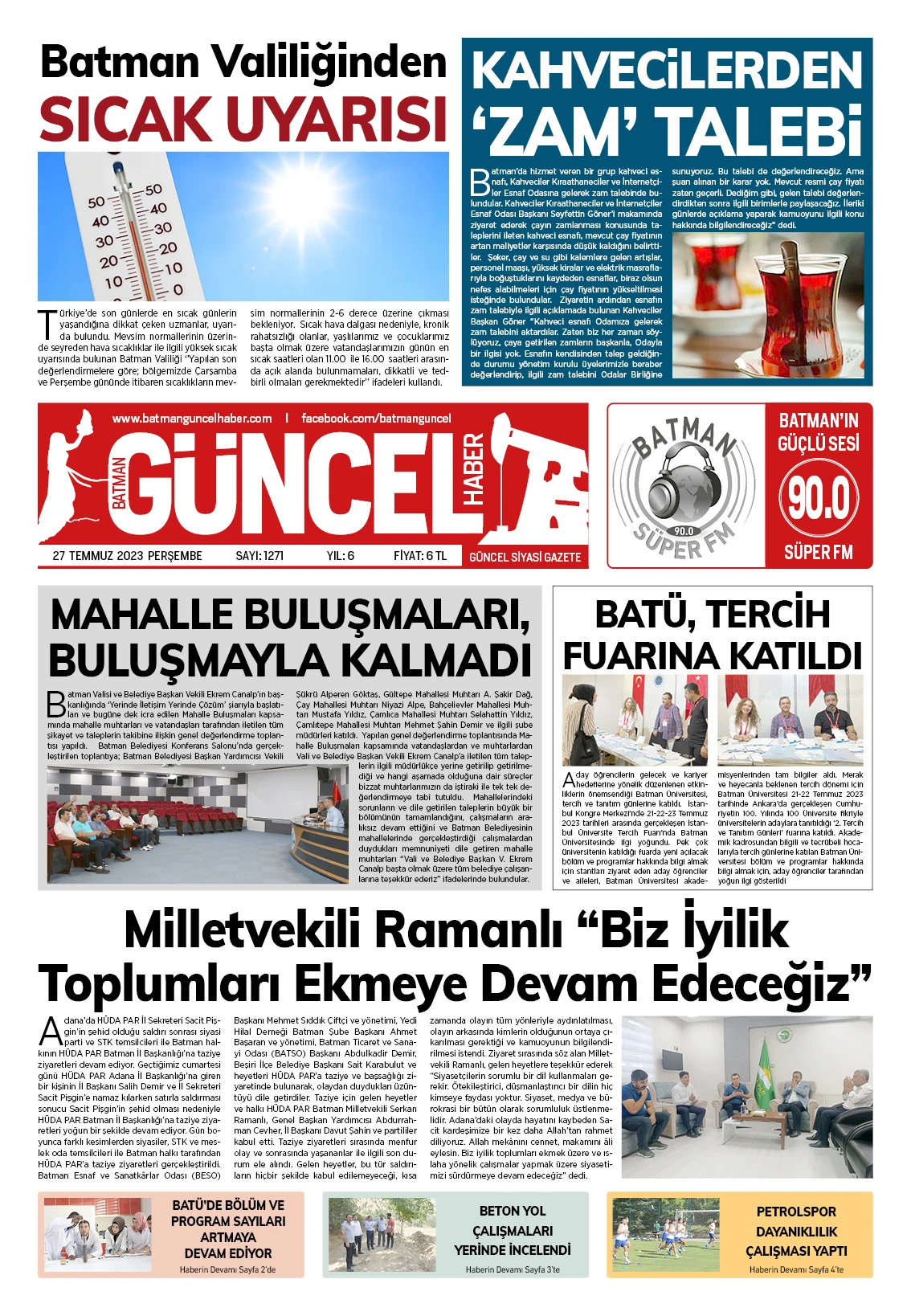 BATMAN GÜNCEL GAZETESİ