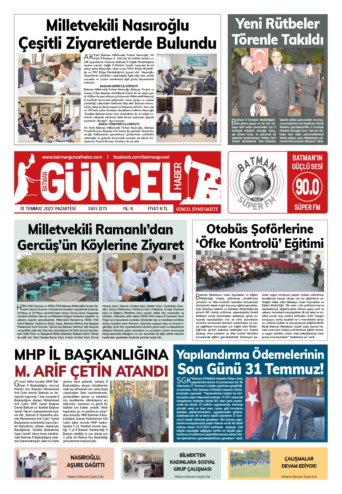 BATMAN GÜNCEL GAZETESİ 
