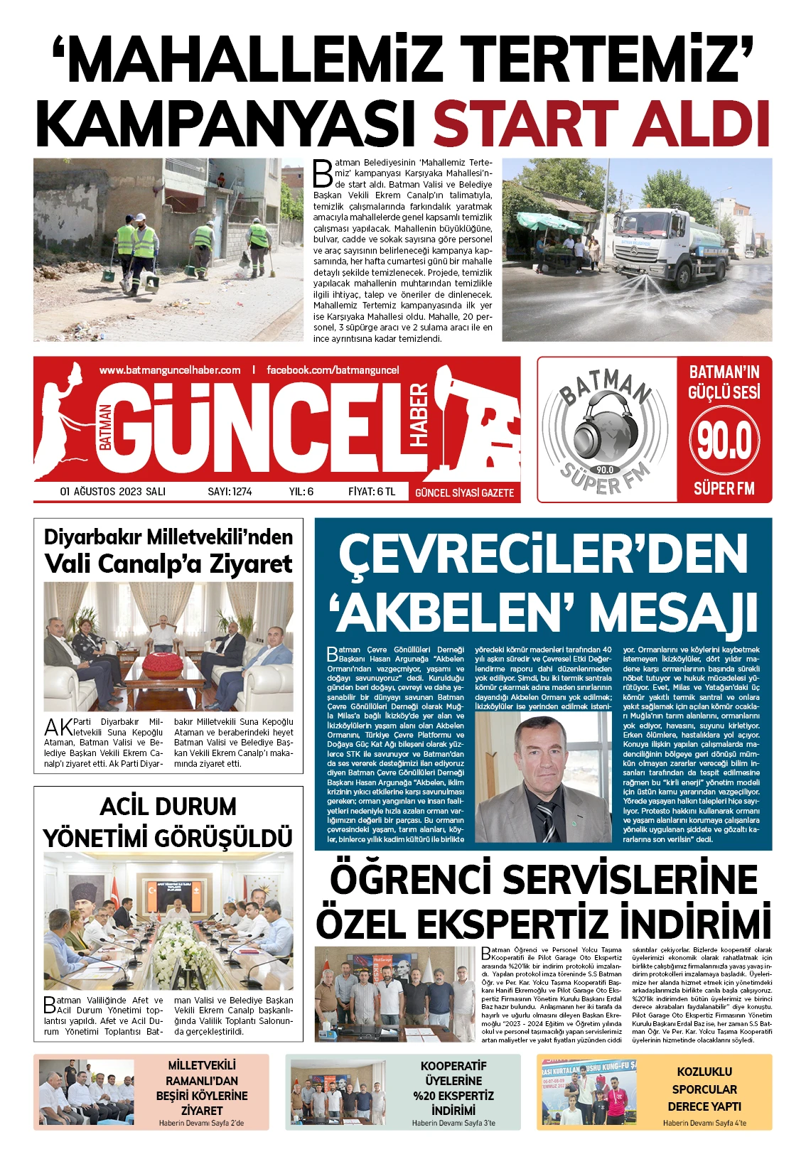 BATMAN GÜNCEL GAZETESİ