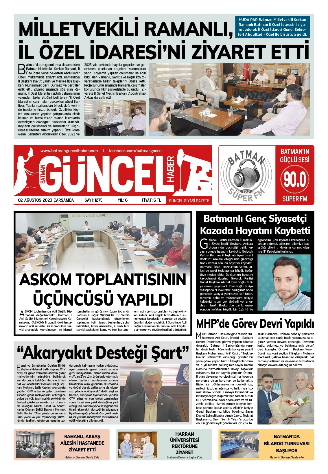 BATMAN GÜNCEL GAZETESİ