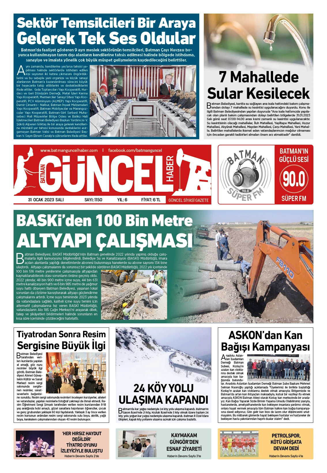 BATMAN GÜNCEL GAZETESİ