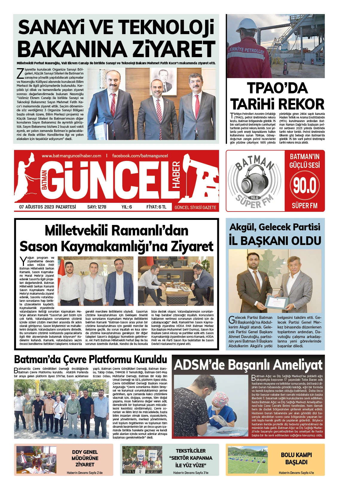 BATMAN GÜNCEL GAZETESİ