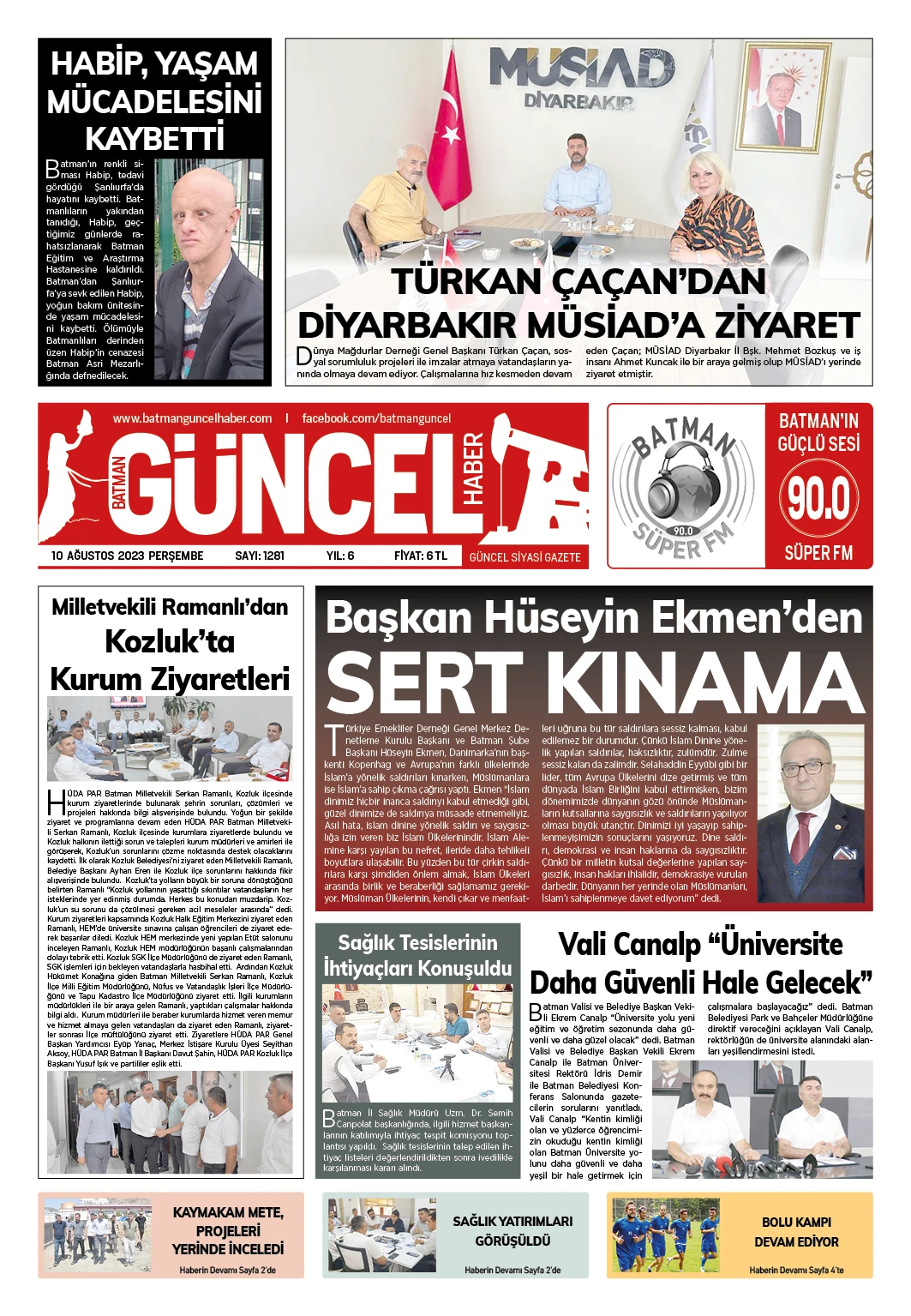 BATMAN GÜNCEL GAZETESİ