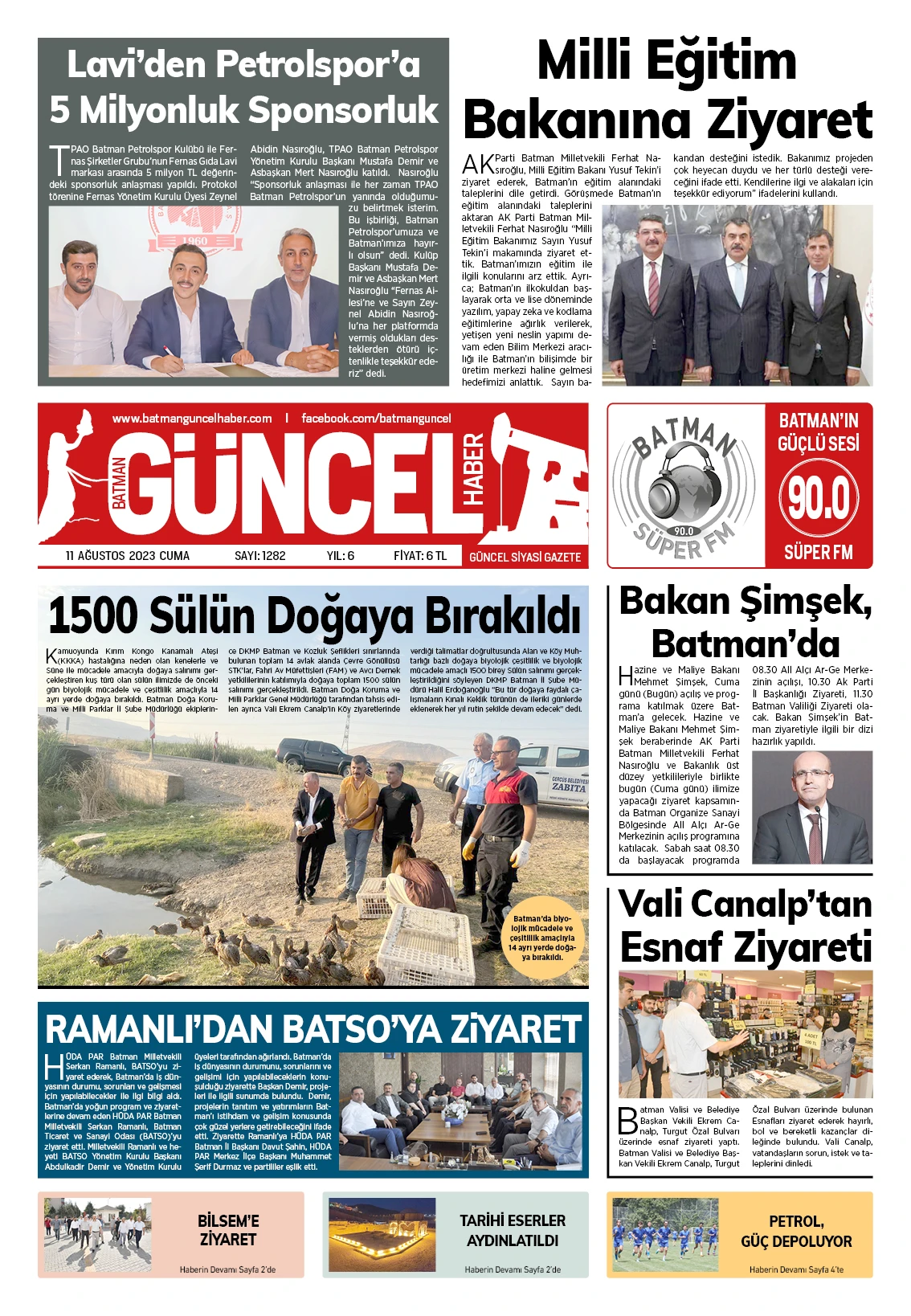 BATMAN GÜNCEL GAZETESİ