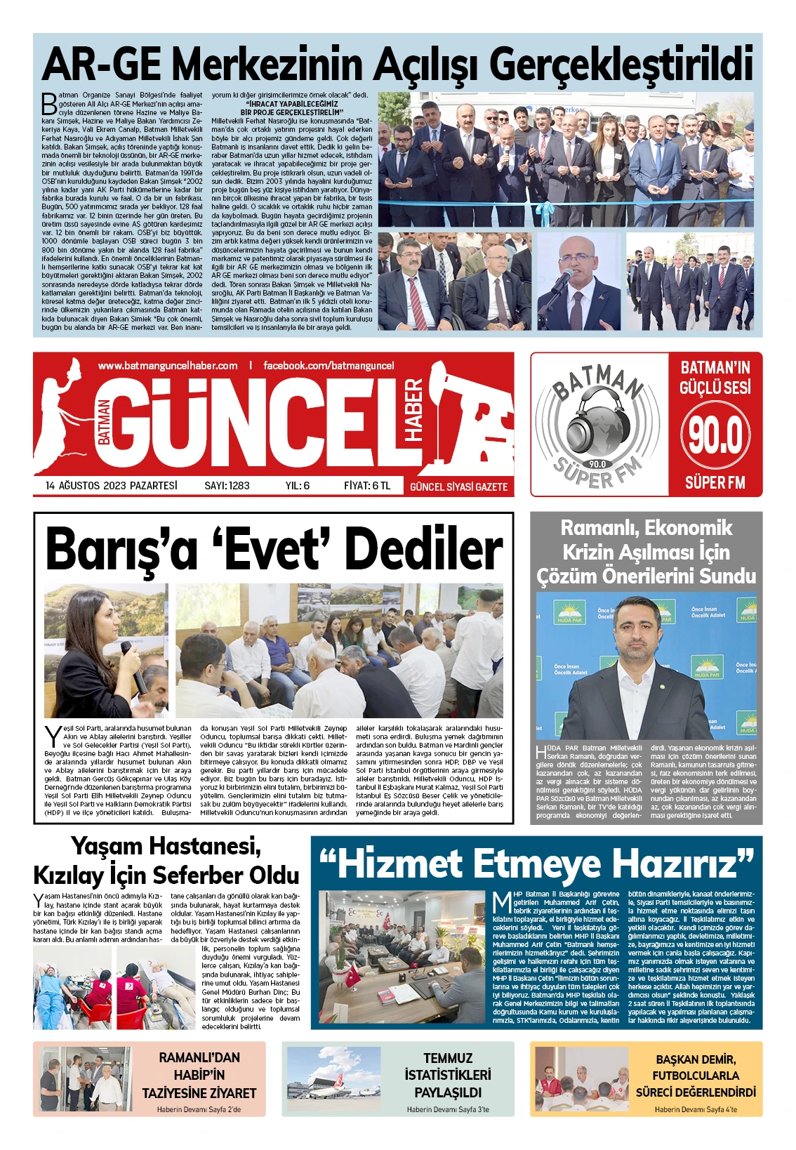 BATMAN GÜNCEL GAZETESİ