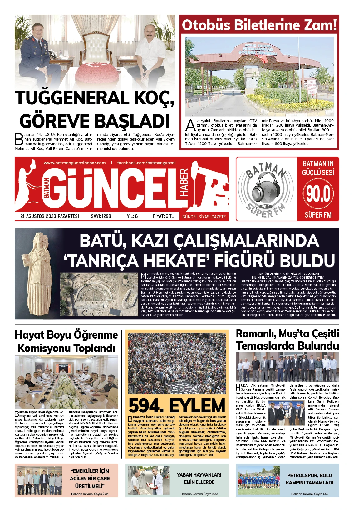 BATMAN GÜNCEL GAZETESİ