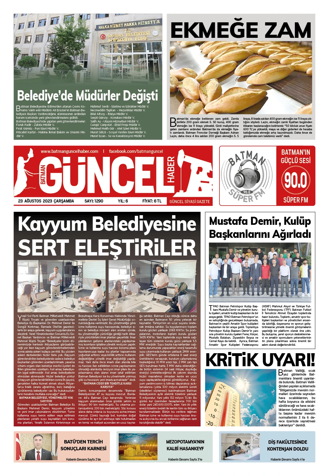 BATMAN GÜNCEL GAZETESİ