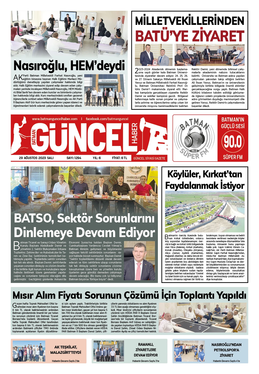 BATMAN GÜNCEL GAZETESİ
