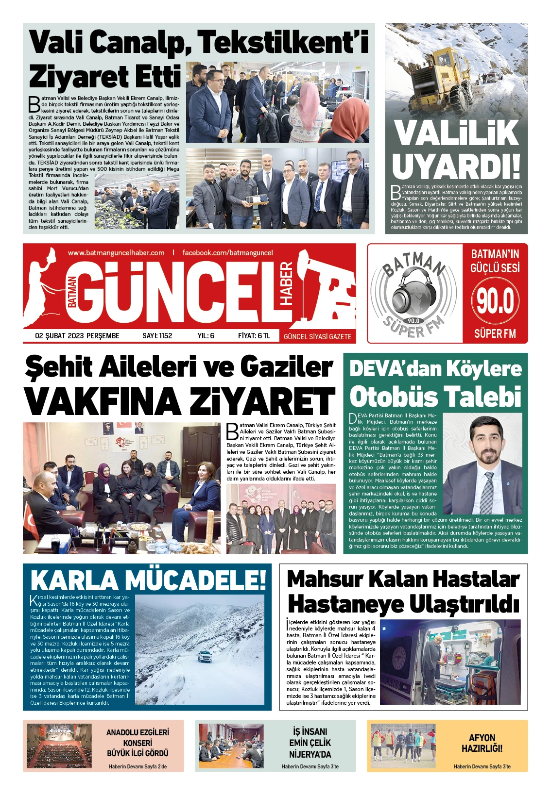 BATMAN GÜNCEL GAZETESİ