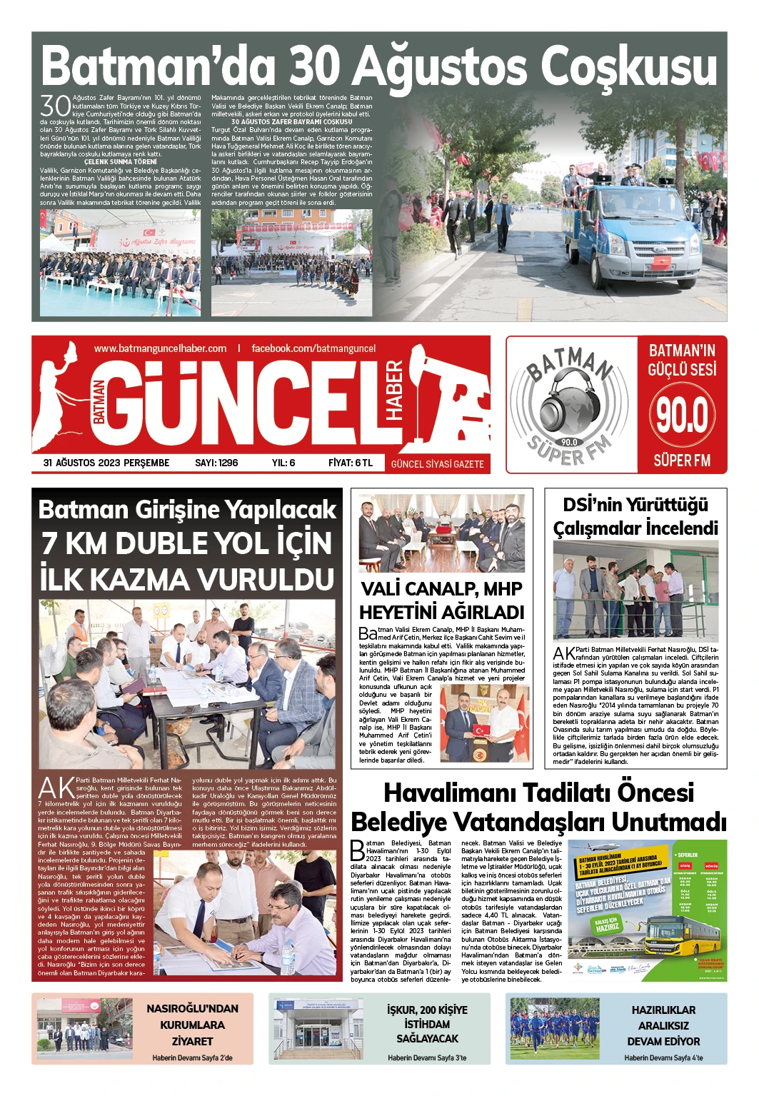BATMAN GÜNCEL GAZETESİ