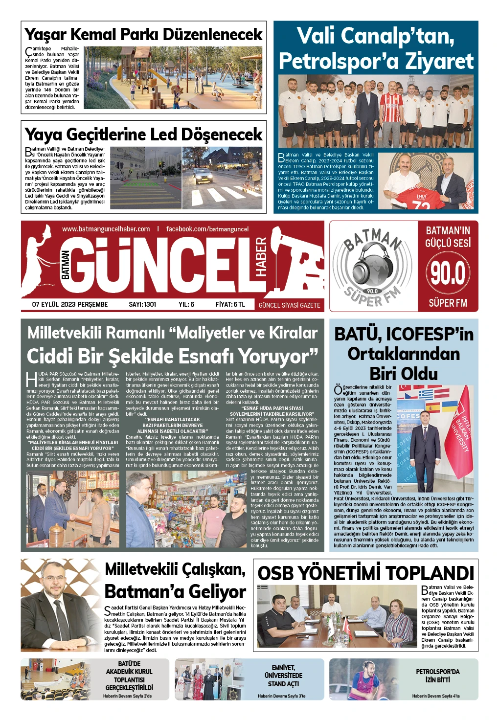 BATMAN GÜNCEL GAZETESİ