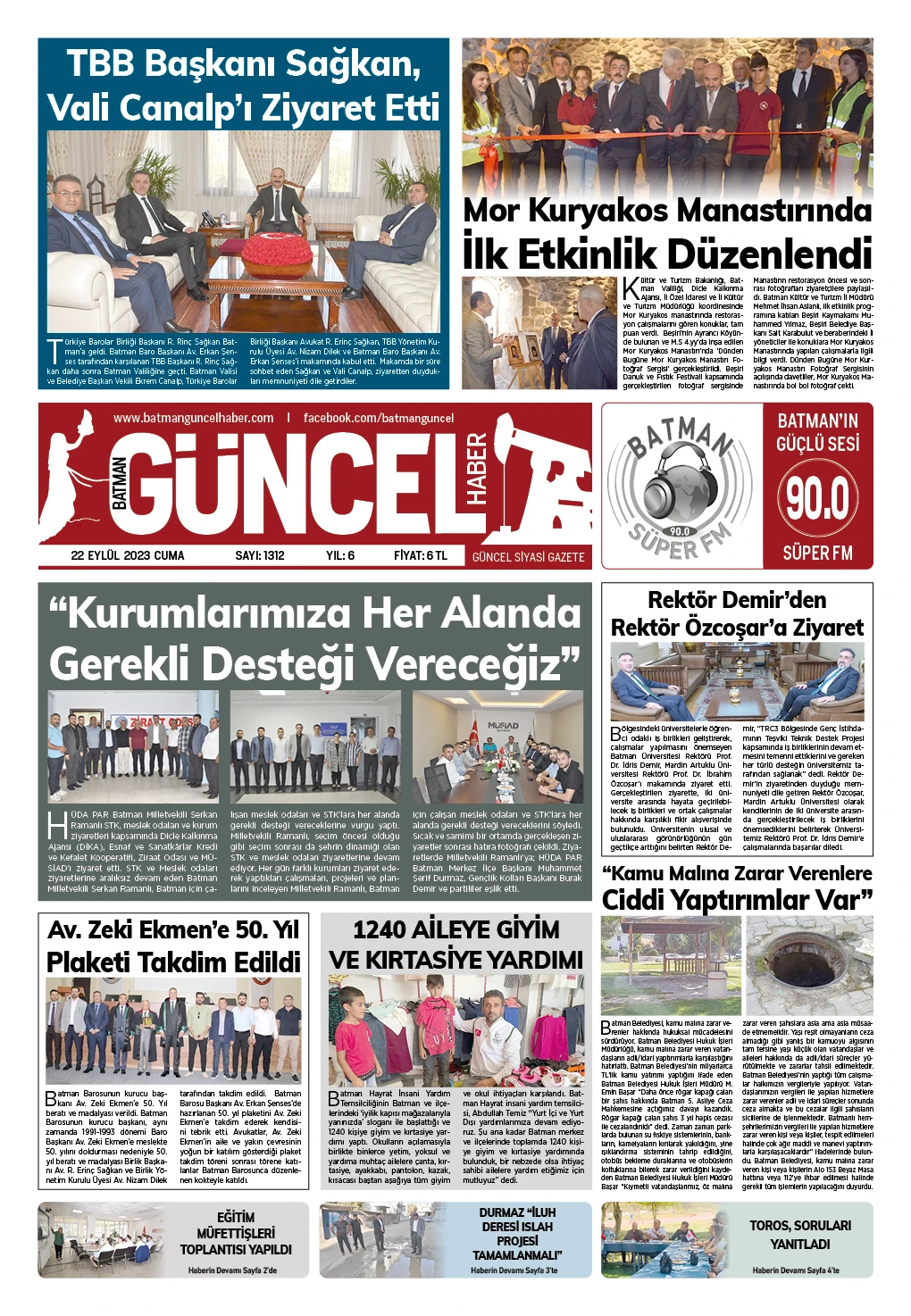 BATMAN GÜNCEL GAZETESİ