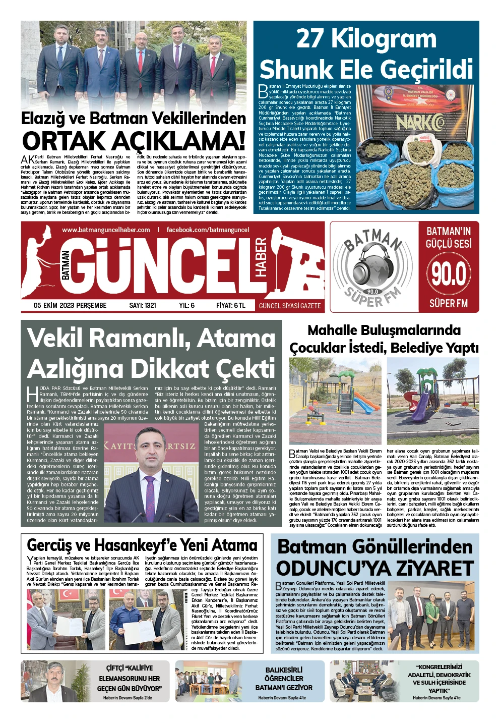 BATMAN GÜNCEL GAZETESİ