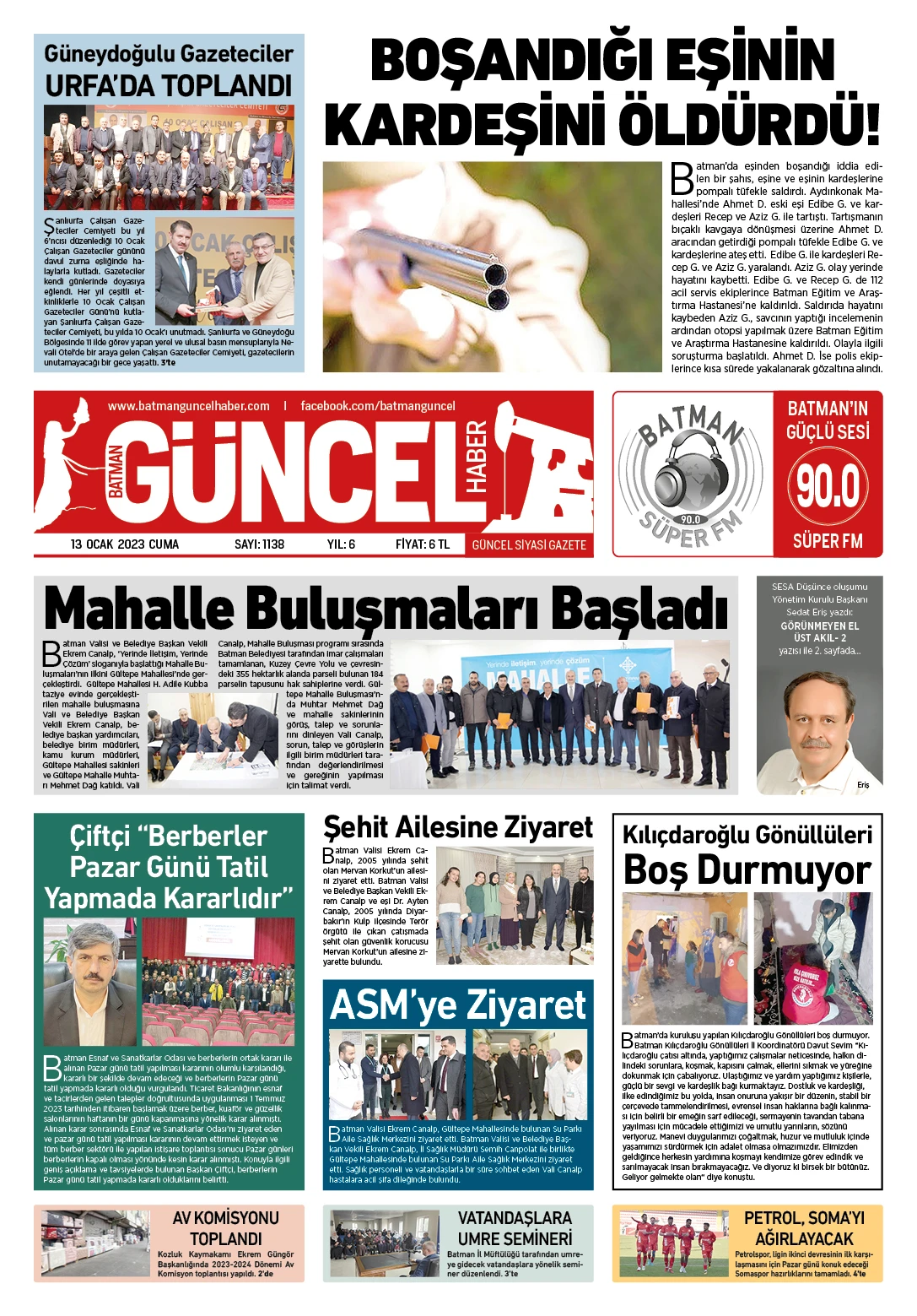 BATMAN GÜNCEL GAZETESİ