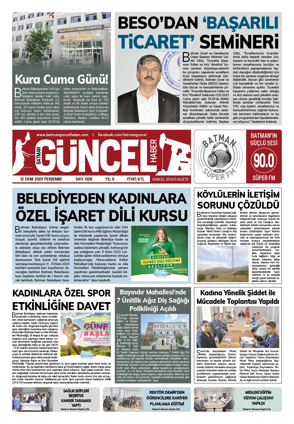 BATMAN GÜNCEL GAZETESİ