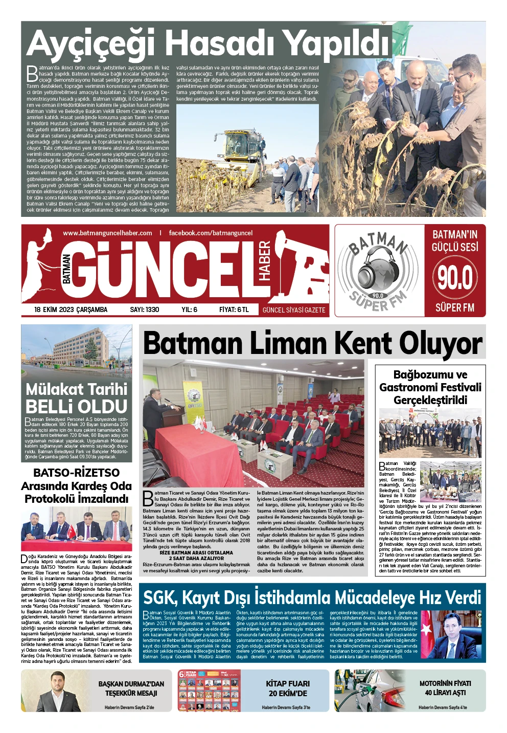 BATMAN GÜNCEL GAZETESİ