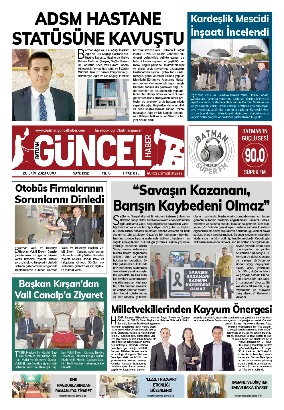 BATMAN GÜNCEL GAZETESİ