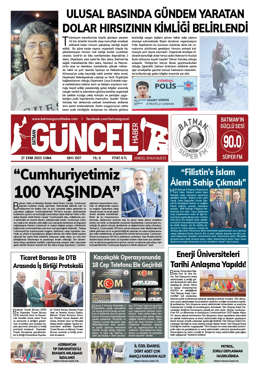 BATMAN GÜNCEL GAZETESİ