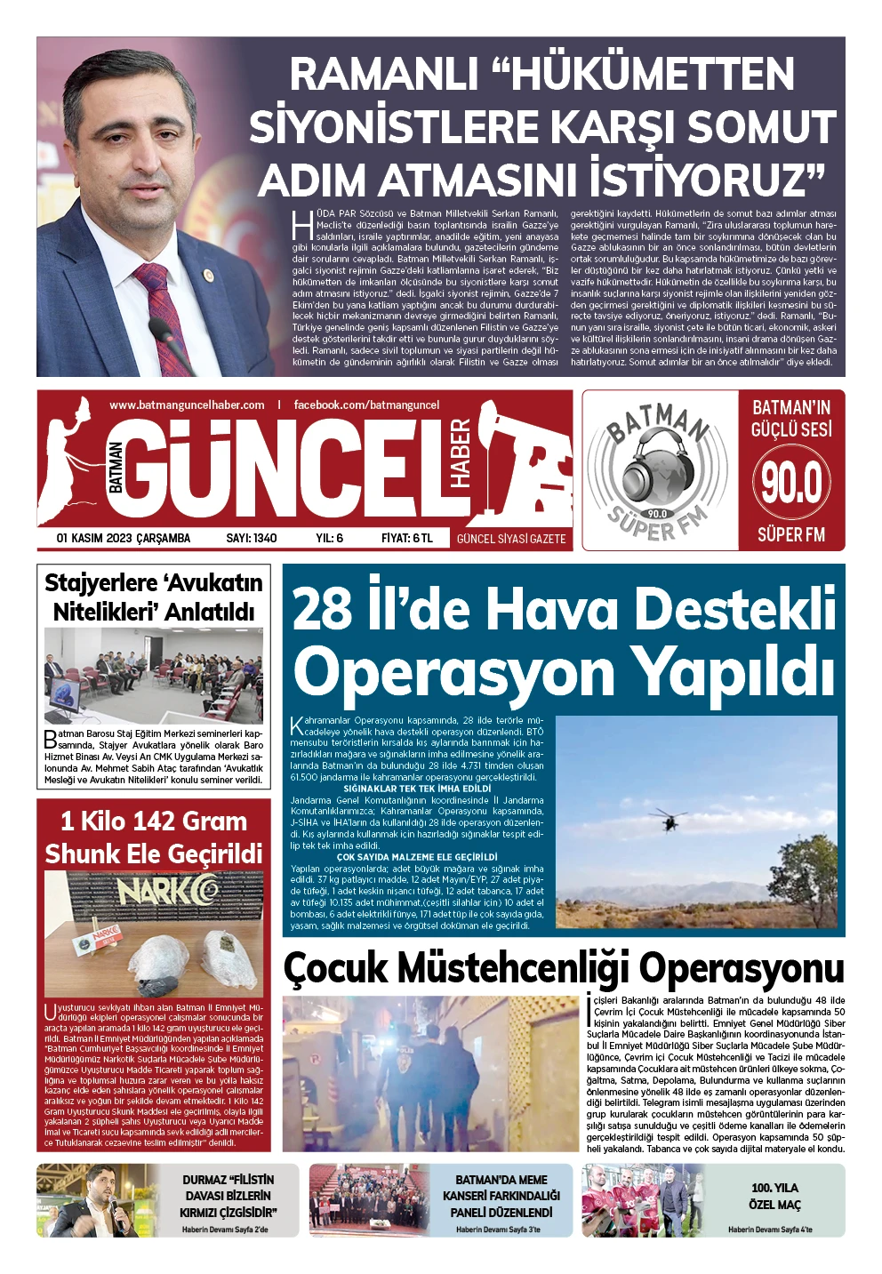 BATMAN GÜNCEL GAZETESİ