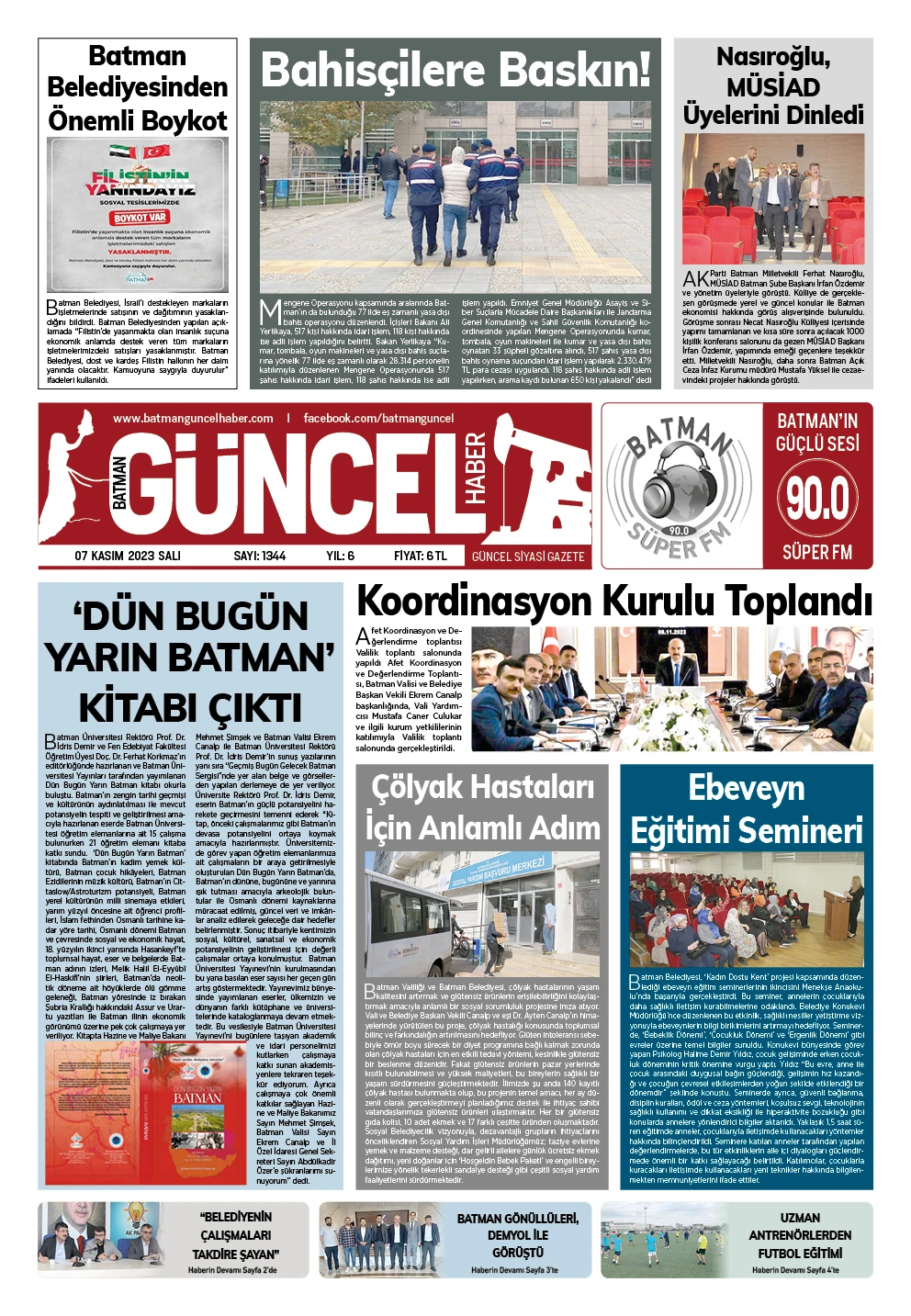 BATMAN GÜNCEL GAZETESİ
