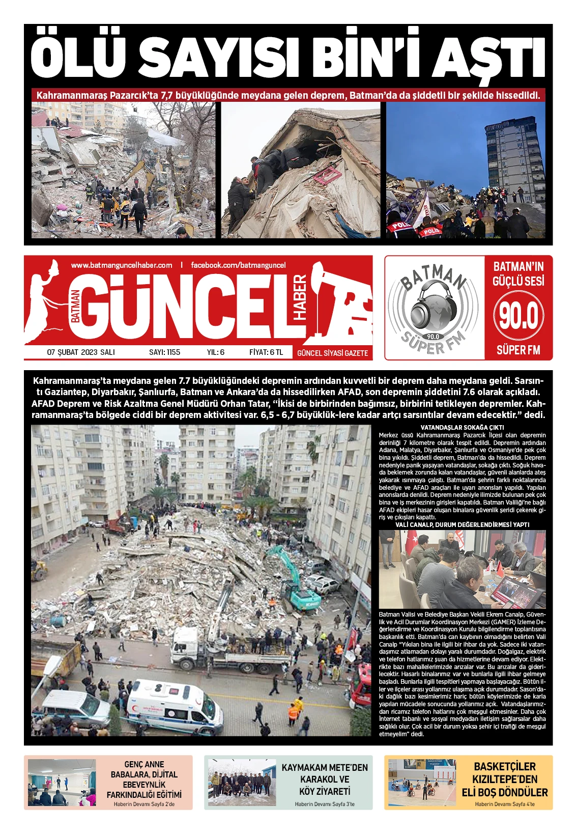 BATMAN GÜNCEL GAZETESİ
