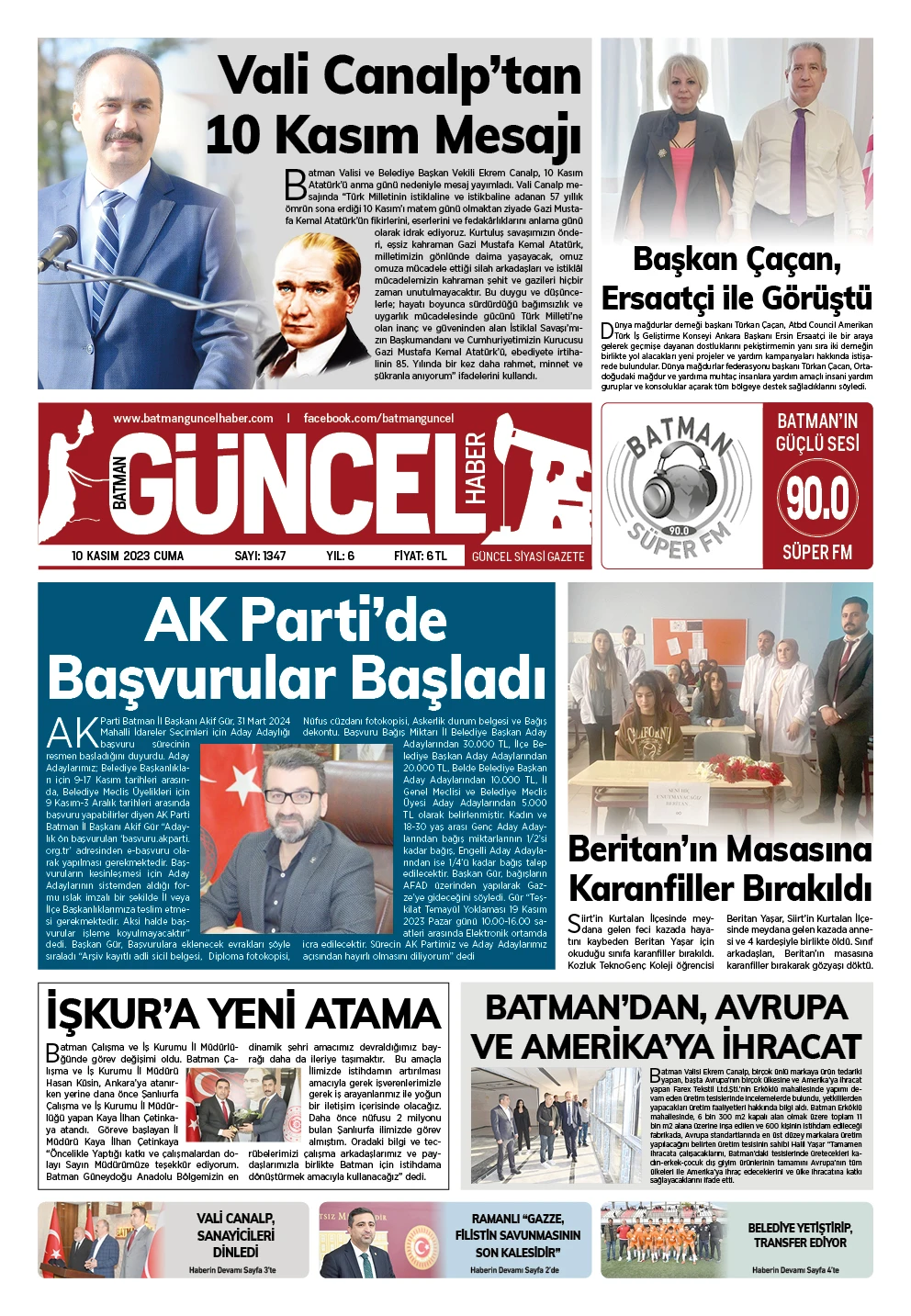 BATMAN GÜNCEL GAZETESİ