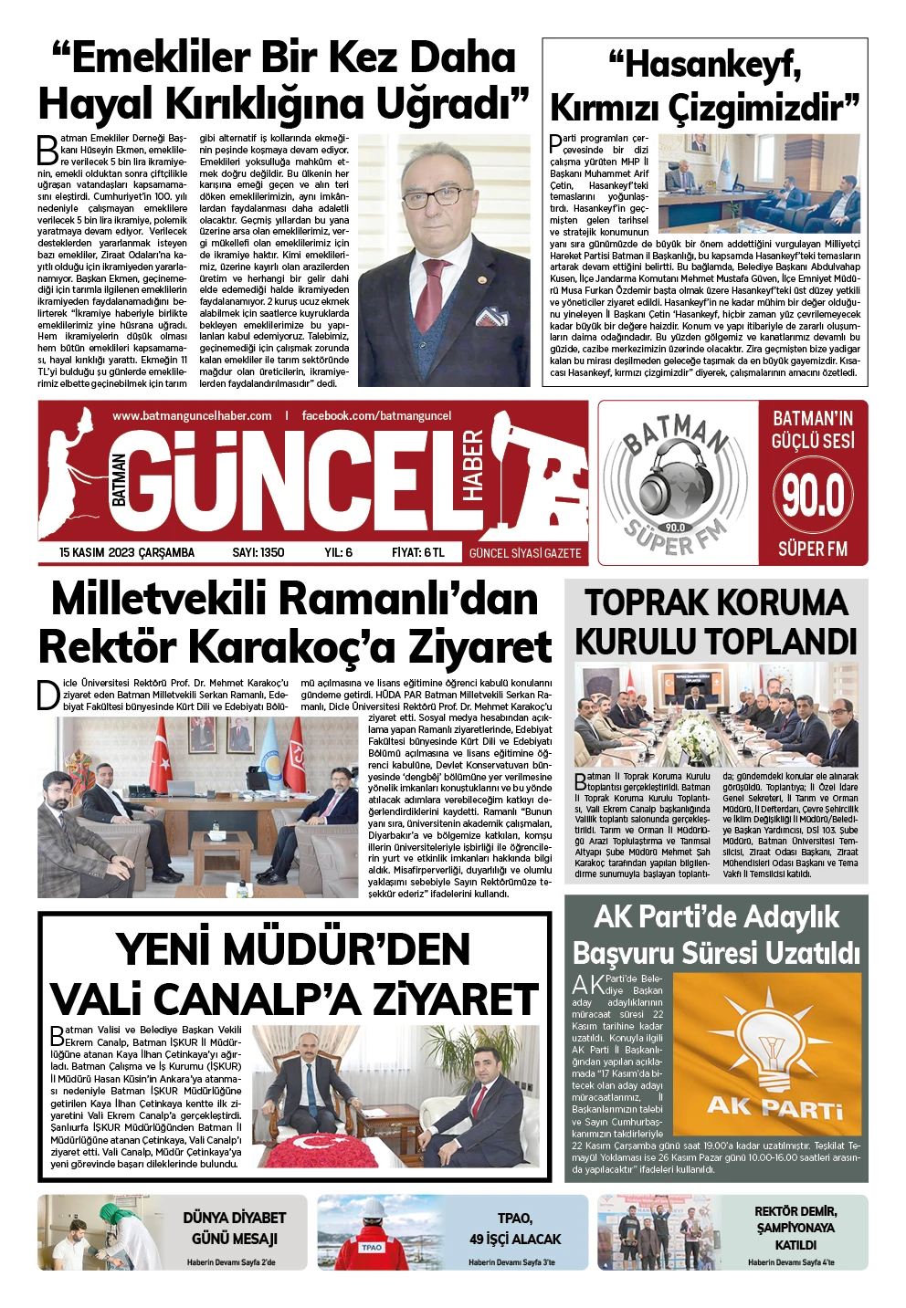 BATMAN GÜNCEL GAZETESİ