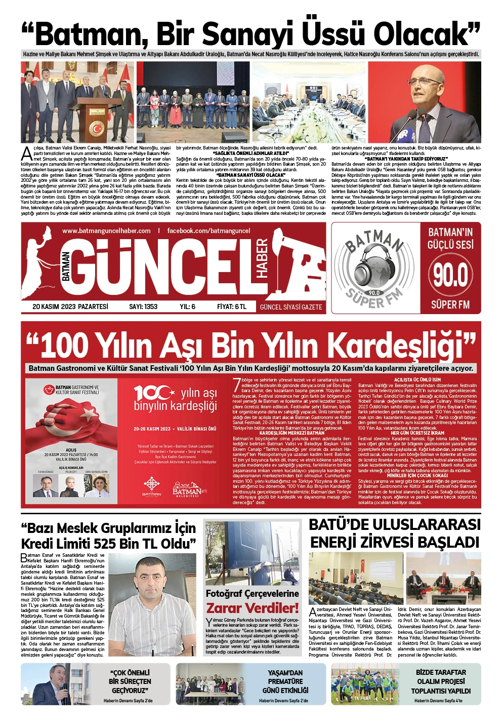 BATMAN GÜNCEL GAZETESİ