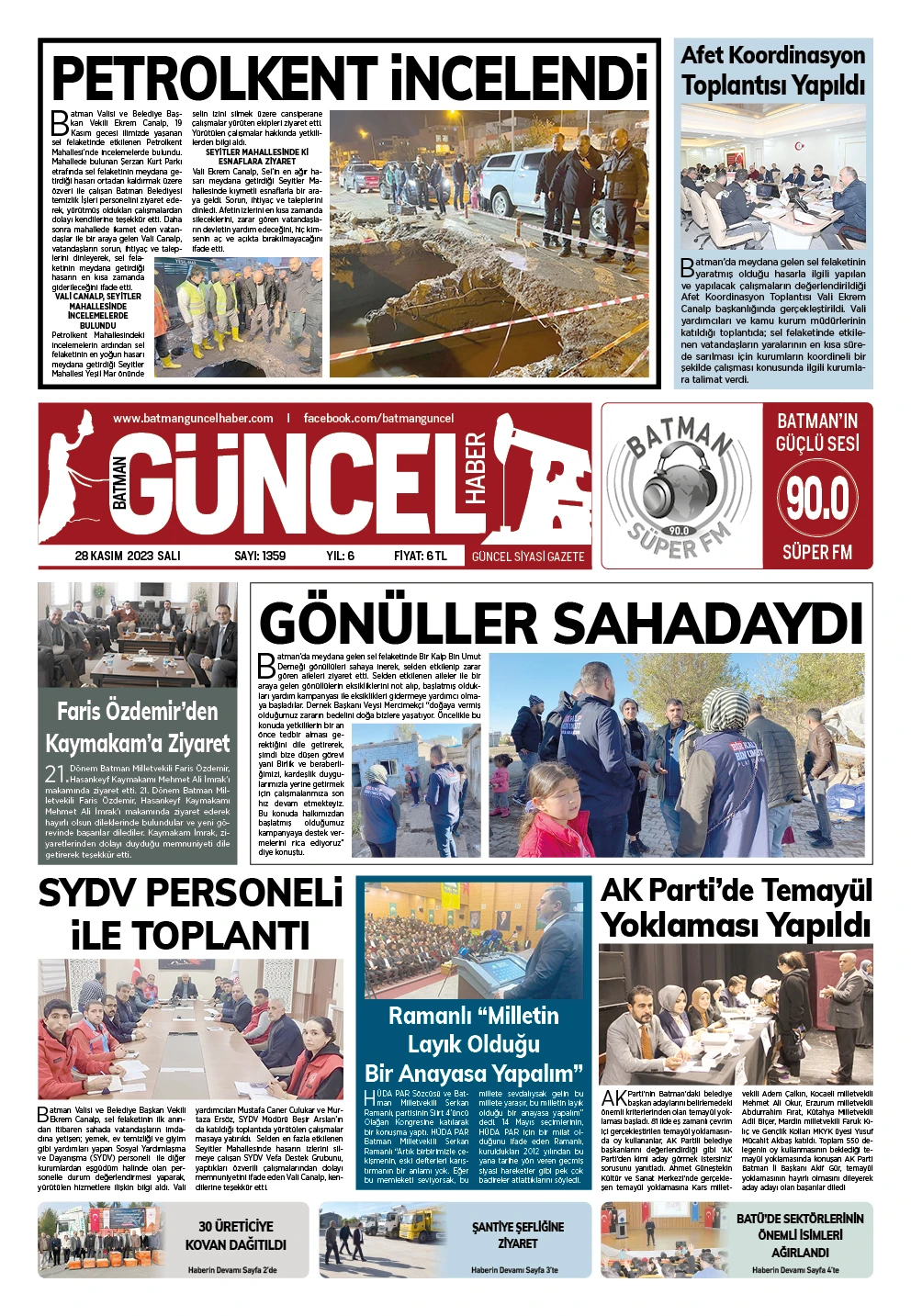 BATMAN GÜNCEL GAZETESİ