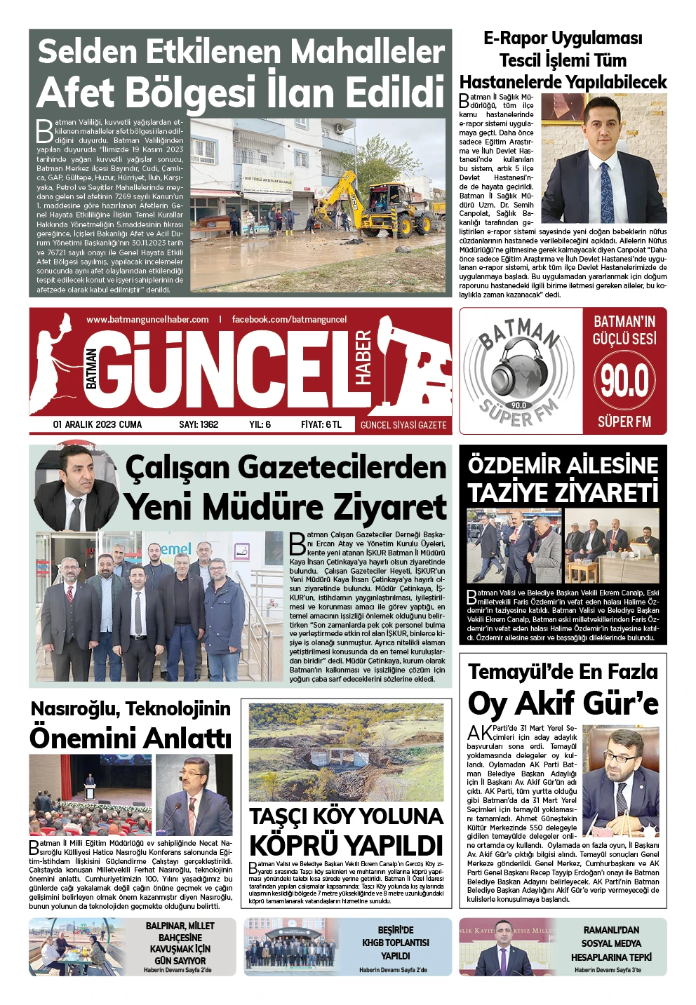 BATMAN GÜNCEL GAZETESİ