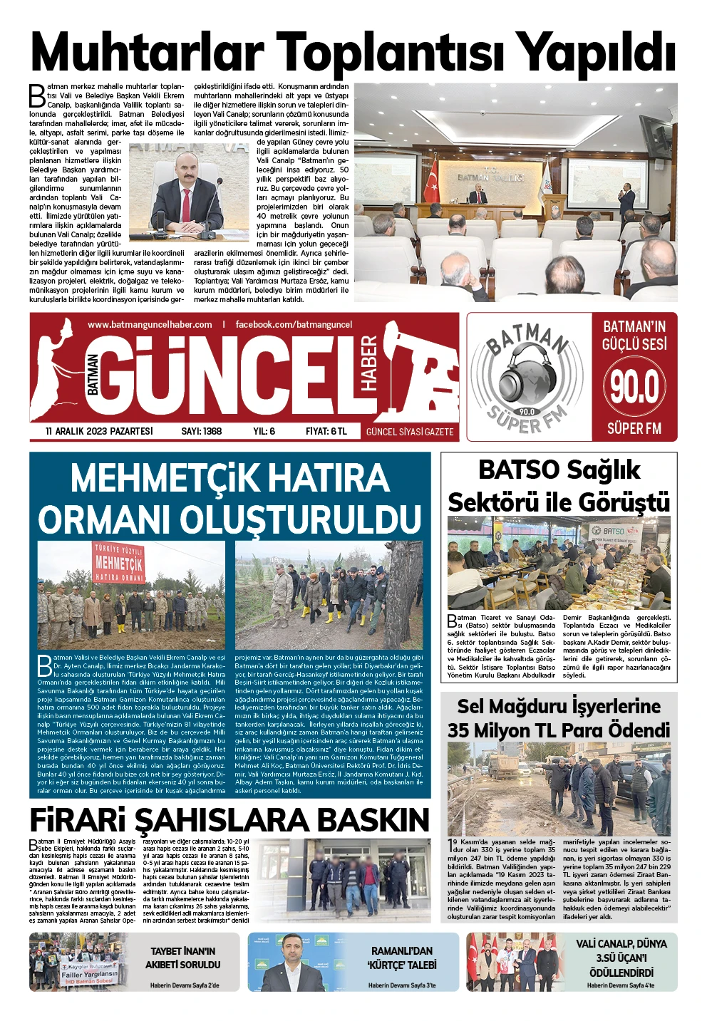 BATMAN GÜNCEL GAZETESİ