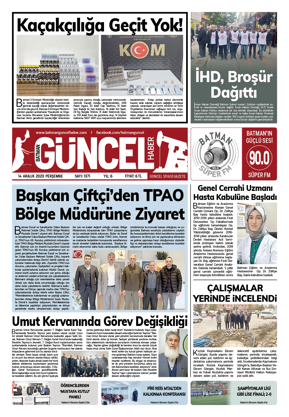BATMAN GÜNCEL GAZETESİ
