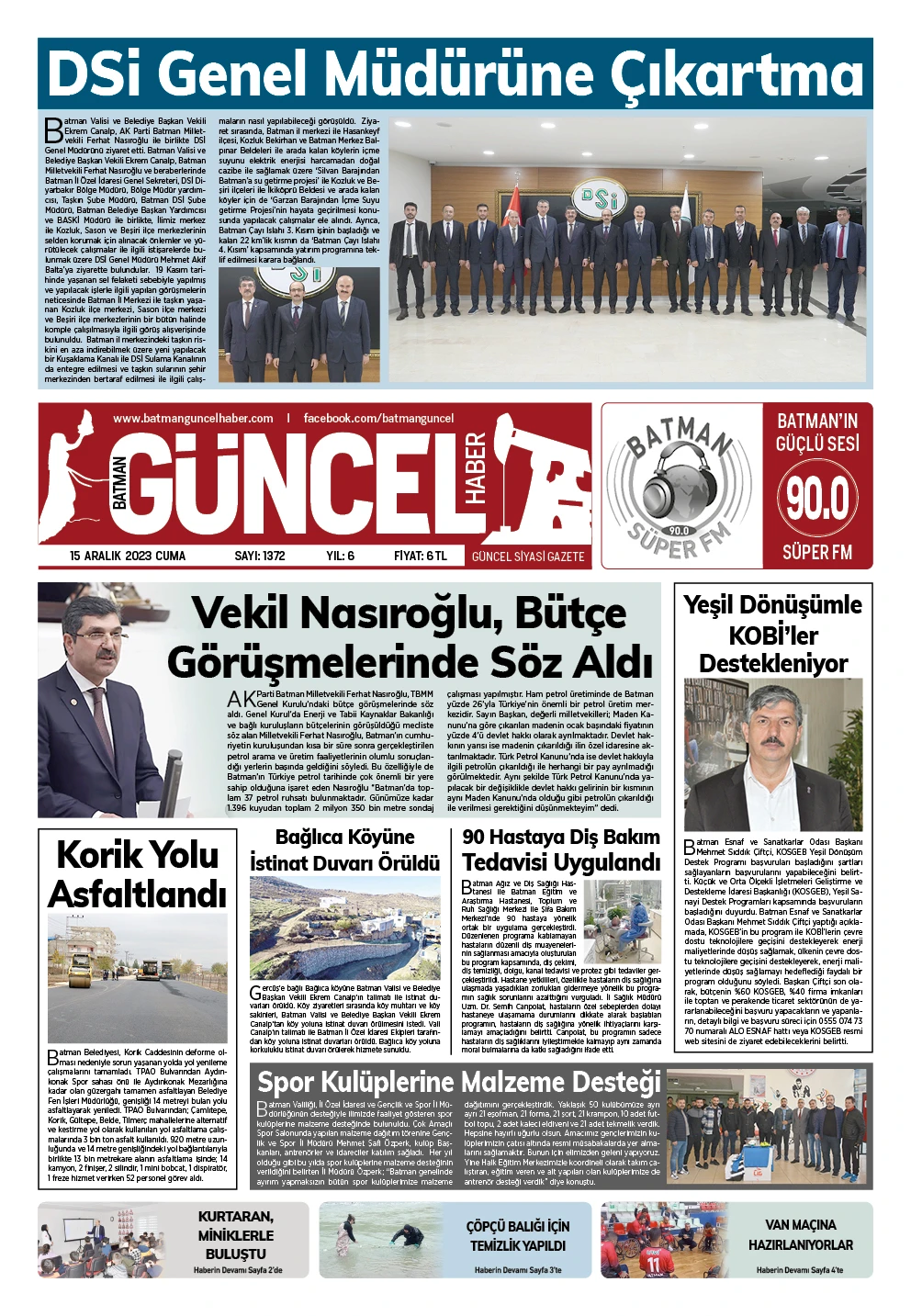 BATMAN GÜNCEL GAZETESİ
