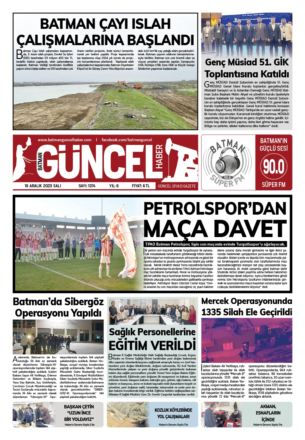 BATMAN GÜNCEL GAZETESİ