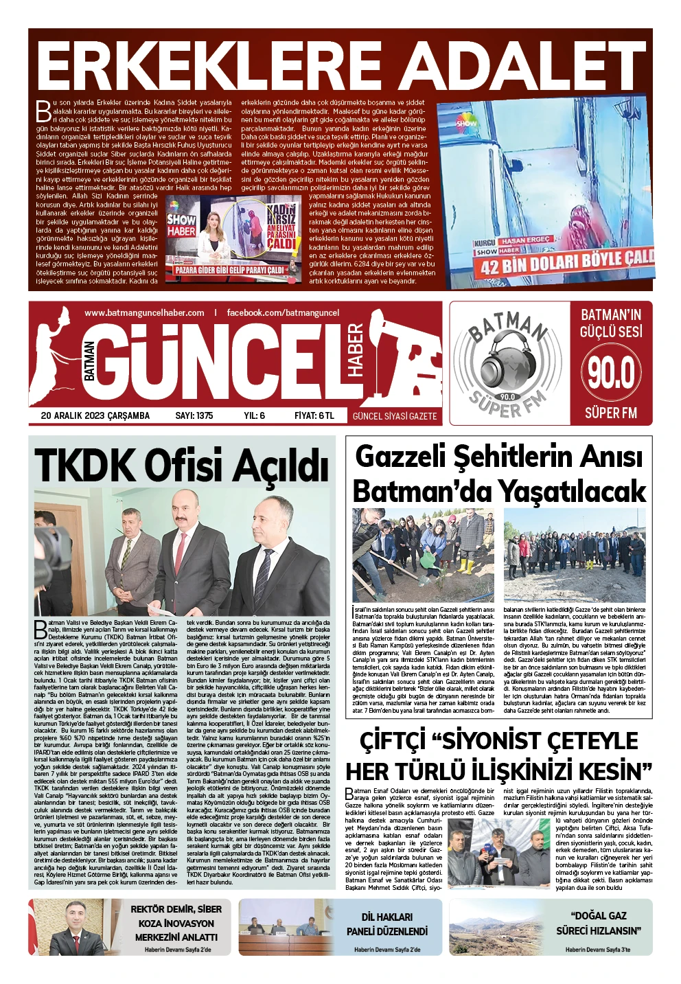 BATMAN GÜNCEL GAZETESİ