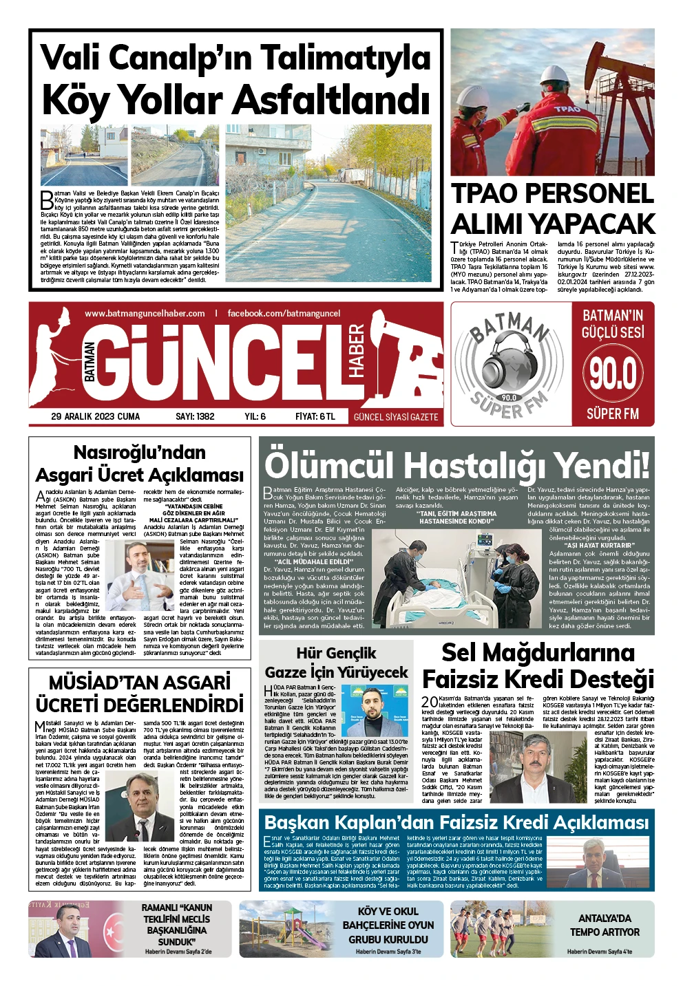 BATMAN GÜNCEL GAZETESİ