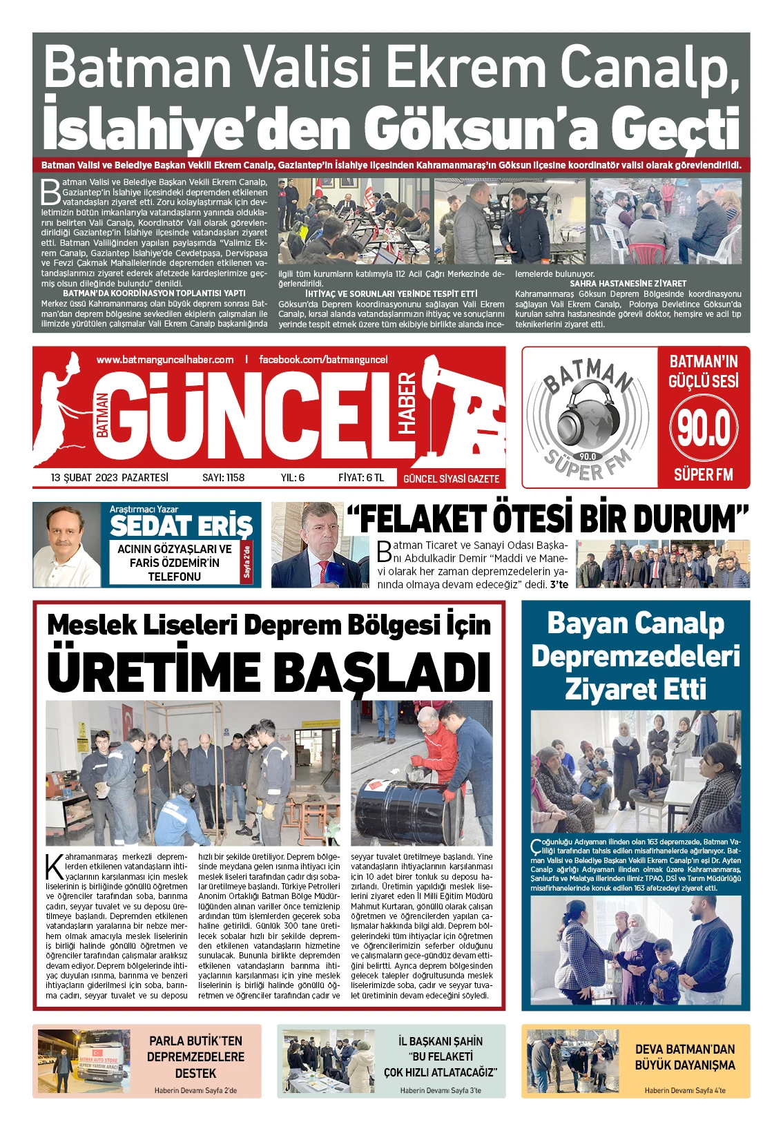 BATMAN GÜNCEL GAZETESİ