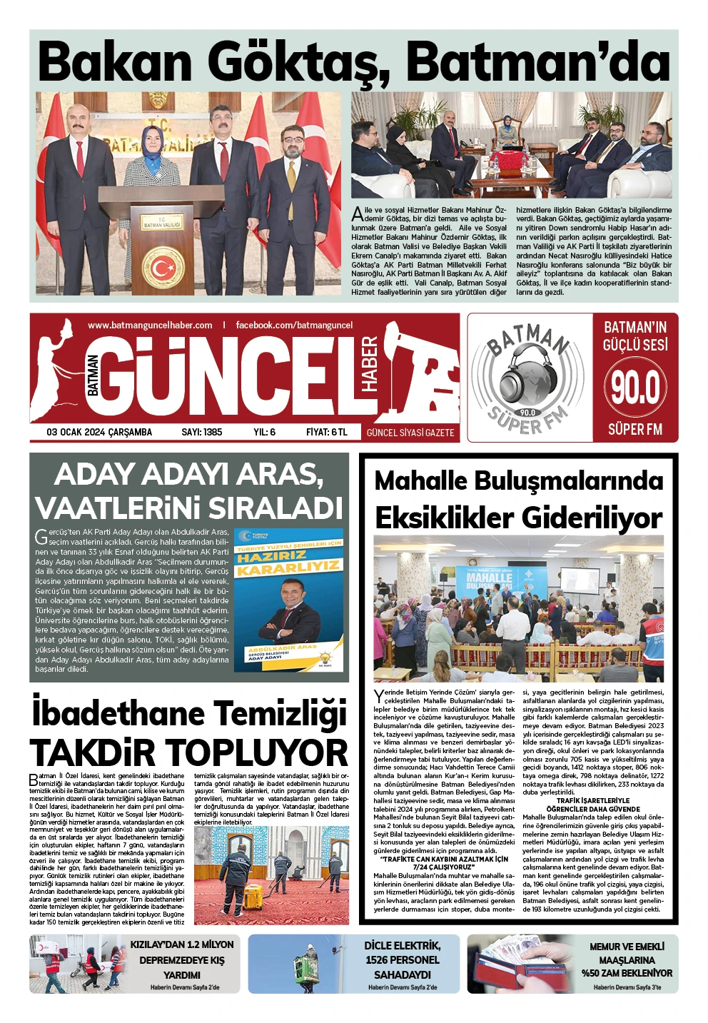 BATMAN GÜNCEL GAZETESİ
