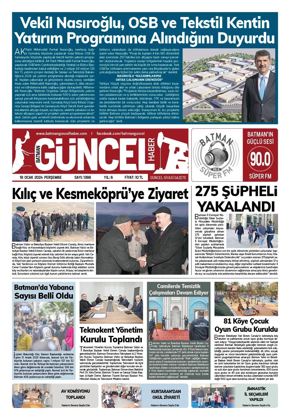 BATMAN GÜNCEL GAZETESİ