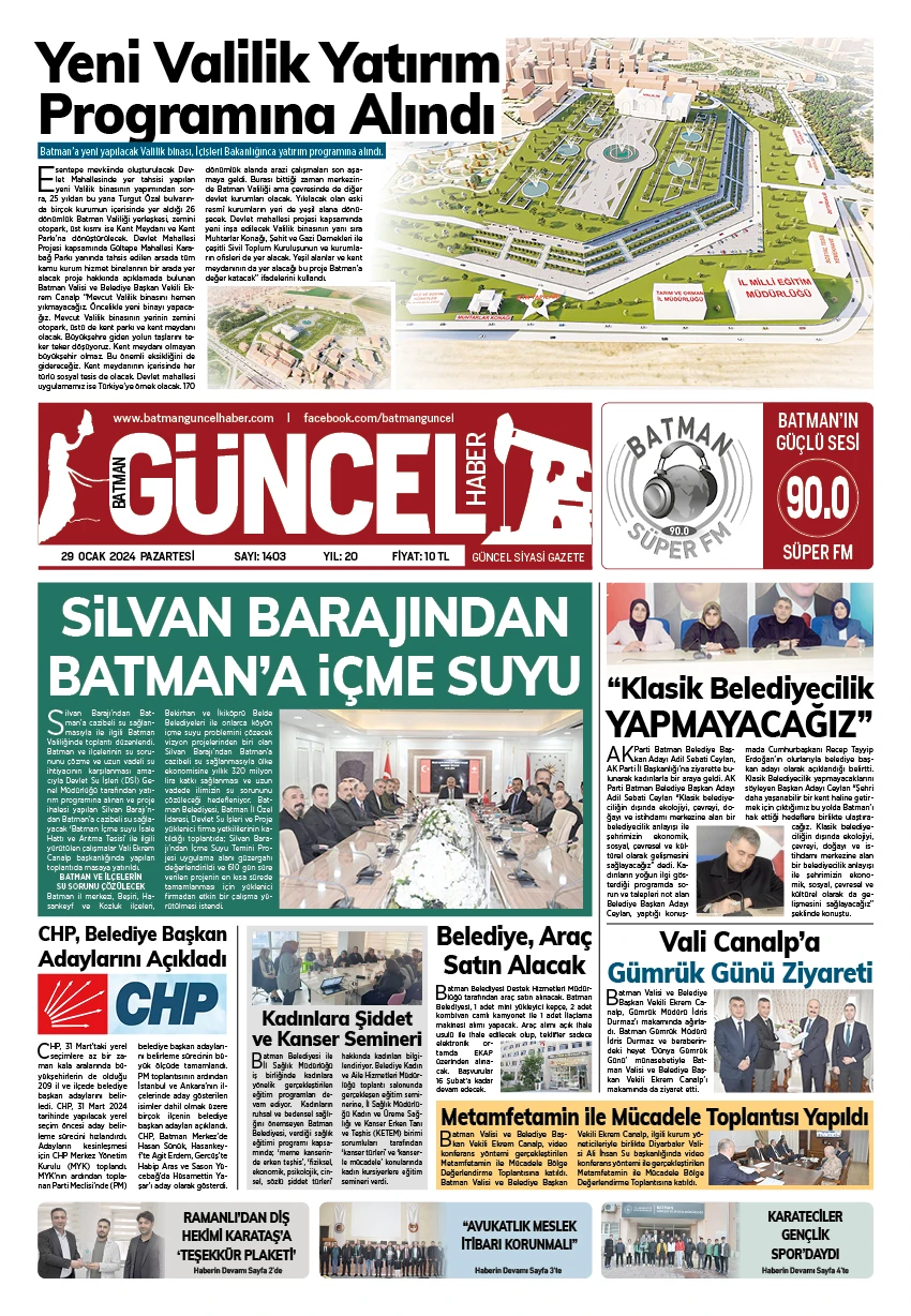 BATMAN GÜNCEL GAZETESİ