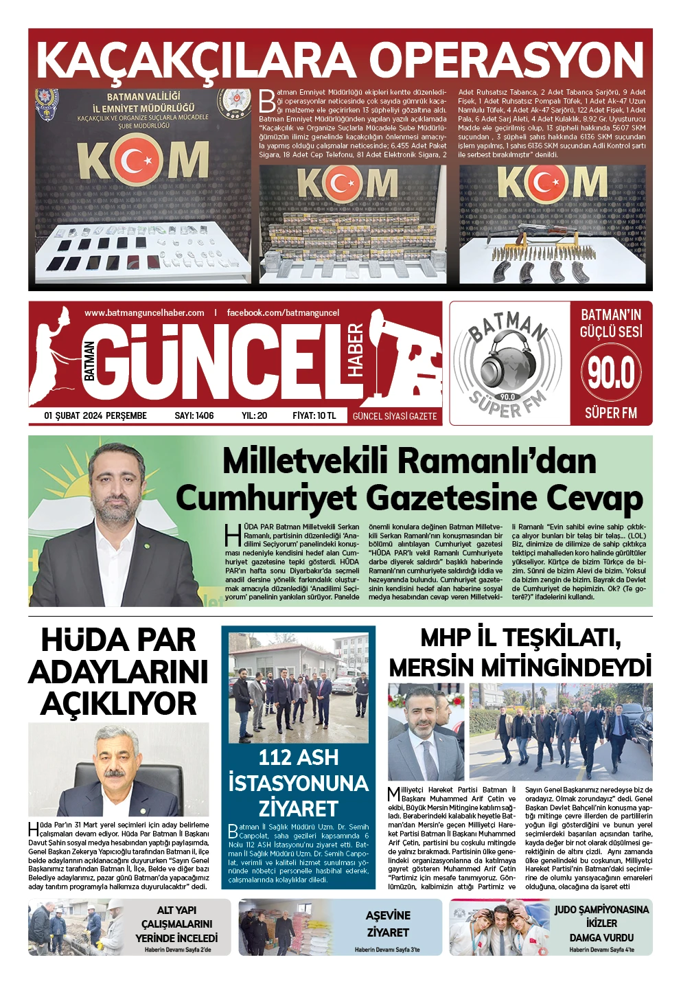 BATMAN GÜNCEL GAZETESİ